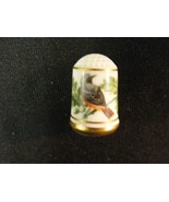 1979 Franklin Porcelain Bird Thimble Phoenicurus - €12,65 EUR