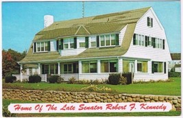 Postcard Home Of Late Senator Robert Kennedy Hyannisport Cape Cod Massachusetts - £2.25 GBP