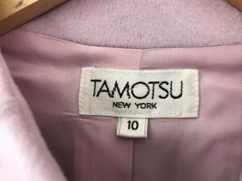 NWT Vintage Tamotsu Purple Angora Cashmere Wool Single Button Blazer 40&quot; M - $125.00