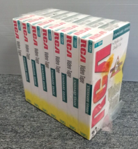 7 Pack New / Sealed - Rca Blank Vhs Video Tapes Standard Grade T-120H 6 Hrs Slp - £19.54 GBP