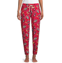 Briefly Stated Ladies Disney Minnie Sleepwear Joggers Red Plus Size 3X 22W-24W - £19.95 GBP