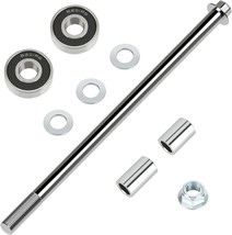 12mm 270mm Mini Bike Rear Axle Nut Bolt with 6201RS Wheel Bearings...  - £25.99 GBP