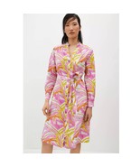 New Vera for Anthropologie Confetti Midi Dress $168 SMALL Pink Abstract ... - $61.20