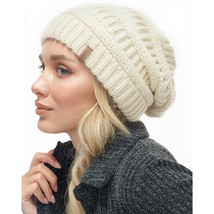 Womens Winter Slouchy Beanie Hat Knit Winter Hats For Women Soft Stretch... - £22.11 GBP