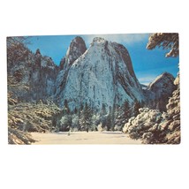Postcard Sentinel Rock Winter Yosemite National Park California Chrome Unposted - £5.44 GBP