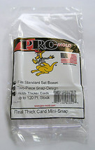 5 Pro Mold Thick Card Mini Snap Holders Sports Card - £3.10 GBP