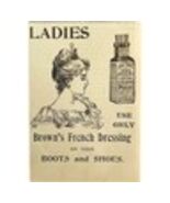 Brown&#39;s French Shoes Boot Dressing 1894 Advertisement Victorian Polish 1... - $28.01 CAD