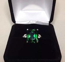 Arenaworld 925 Sterling Silver 5 Ct Emerald Gemstone Octagon Shape Shape... - £69.90 GBP