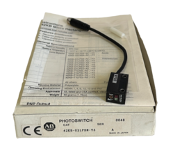 NEW ALLEN BRADLEY 42KB-U2LPSN-Y3 /A PHOTOELECTRIC SENSOR 2M 42KBU2LPSNY3 - $140.00