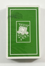 Green &amp; White King Spade Made Printed In Belgium Playing Cards BRAND NEW... - $7.67