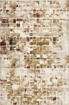 8' Natural Round Abstract Area Rug - $4,701.95 MXN