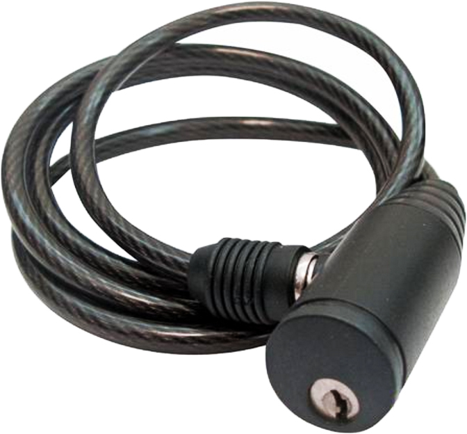 6mm Thick 1000mm Bike Cable lock with Key Anti Theft Bicycle Strong Secu... - $5.95