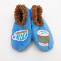 Snoozies Women&#39;s Java Junkie Non Skid Slippers Medium 7/8 - $12.86