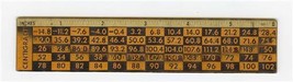 Centigrade Fahrenheit Reticulated 6&quot; Advertising Ruler Barfield Instrument Co - £14.24 GBP