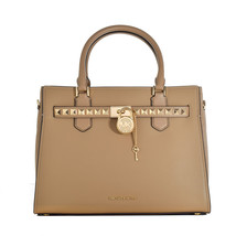 Women&#39;s Handbag Michael Kors Hamilton Brown 34 x 26 x 15 cm (S0379739) - £224.63 GBP