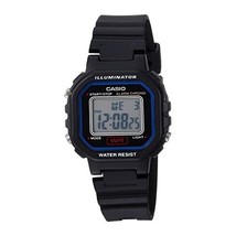 Casio Women&#39;s LA-20WH-1CCF Classic Digital Display Quartz Black Watch - £20.96 GBP+