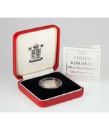 2000 Grande-Bretagne Argent Un Livre Preuve Piefort Pièce de Monnaie, Km... - $115.43