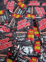 24 Pop Rocks Candy Strawberry 0.33oz Bulk 24 Count Popping Candy - £17.53 GBP