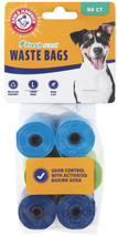 Arm and Hammer Dog Waste Refill Bags Fresh Scent Assorted Colors 90 count - £19.66 GBP