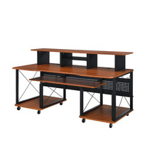 72 Inch Brown and Black Music Desk - $22,321.46 MXN