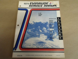 1979 Evinrude Service Shop Repair Workshop Manual 2 HP 2902 OEM Boat x - £35.89 GBP