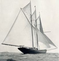 The Guinevere Yacht Sailboat King&#39;s Cup 1928 Race To Spain Nautical Prin... - $369.97 MXN