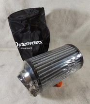 Air Filter 3&quot; X 5&quot; X 1-1/4&quot;ID w/ Blk Outerwear Animal Briggs 206 Racing Kart New - $23.71