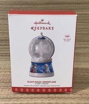 Hallmark Disney Frozen - Elsa’s Magic Snowflake - Snow Globe Ornament 2017 - £27.27 GBP