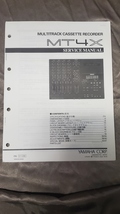 YAMAHA MULTITRACK CASSETTE RECORDER MT4X SERVICE MANUAL WITH SCHEMATICS  - $17.99