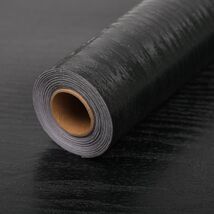 LOVADA Peel and Stick Black Wood Wallpaper 17.5x100 Inch Self Adhesive - $66.21 MXN LOVADA Peel and Stick Black Wood Wallpaper 17.5x100 Inch Self Adhesive - $66.21 MXN