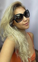 Tom Ford TF 277 01B Jade 60mm Black Oversized Women&#39;s Sunglasses Italy - £133.89 GBP