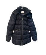 Rebecca Minkoff Navy Blue Quilted Puffer Coat Winter Warm Hooded Jacket ... - $135.00