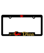 Diva Raised Letter License Plate Frame - GOLD - £10.02 GBP