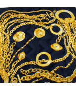 Authentic Vintage CELINE PARIS Luxury RARE Silk Neck Scarf Square 34&quot;inches - $190.00
