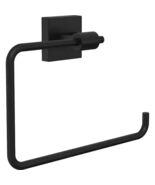 Franklin Brass Maxted Wall Mount Square Open Towel Ring Bath in Matte Black - $214.00 MXN