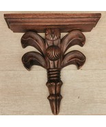 Antique Gregorian Wooden Wall Shelf Corbel Bracket - $55.74