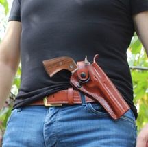 Fits Uberti Cattlemen 1873, 357 Magnum 5.5”BBL Paddle Holster #1847# RH image 3