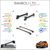 Bamboli 29.5&quot; Ski Carrier &amp; Black Cross Bar Set For Peugeot 2008 2020-&gt; 4 pcs - £178.02 GBP