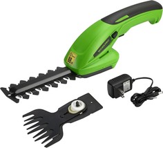 WORKPRO Cordless Grass Shear &amp; Shrubbery Trimmer - 2 in 1 Handheld Hedge Trimmer - £45.16 GBP