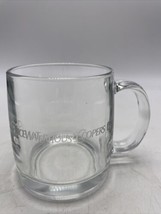 Price Waterhouse Coopers Mug Clear Glass 12 oz Advertising Logo Employee... - £14.74 GBP