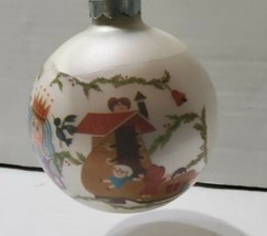 Vintage Unbreakable Mother Goose Christmas Ornament Old Lady Shoe Bo Bee... - $23.21