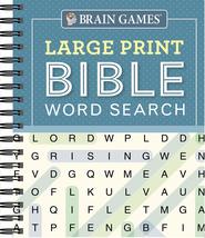 Brain Games - Large Print Bible Word Search (Blue) (Brain Games - Bible) [Spiral - £7.11 GBP