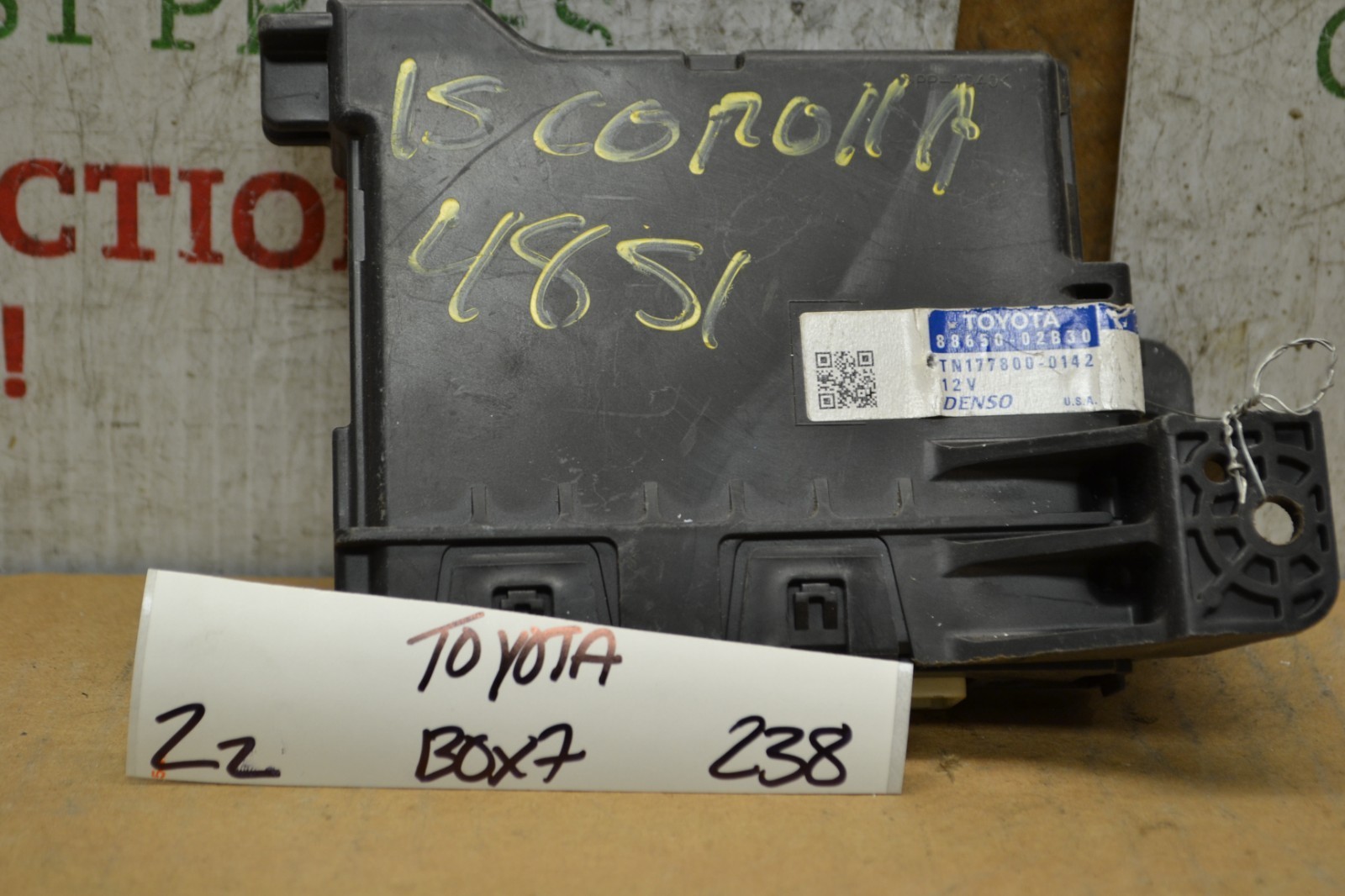 14-16 TOYOTA COROLLA AC AMPLIFIER CLIMATE CONTROL 8865002B30 MODULE 238-... - $73.49