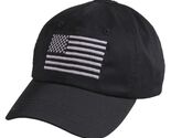 Tactical Operator Cap Embroidered USA Flag Military Contractor Hat Black... - $16.99