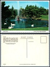 CALIFORNIA Postcard - Glendale, Forest Lawn Memorial Park, Duck Pool D3 - £2.36 GBP