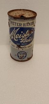 Vintage 1950&#39;s Peter Hand&#39;s Meister Brau The Master Brew IRTP Flat Top Beer Can - £14.38 GBP