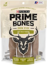 Purina Prime Bones Dog Chew Filled with Wild Venison Medium - 9.7 oz - £14.30 GBP