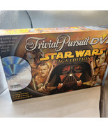 Trivial Pursuit Star Wars Saga Edition DVD Board Game Complete  w/ 2 DVD... - $32.48 CAD