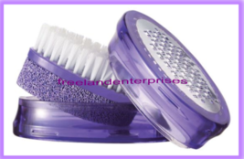 Foot Works All-in-1 Pedicure Tool ~ Plastic ~ Purple ~ 4 separate tools ~ NEW ~ - £10.24 GBP