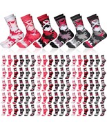 Suhine 180 Pairs Breast Cancer Awareness Socks for Women Pink Ribbon Pol... - £77.80 GBP